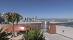 The roof top garden on top of the Panoramic Building in San Franciso.